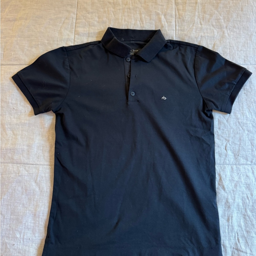 Rag & Bone Midnight Polo Shirt